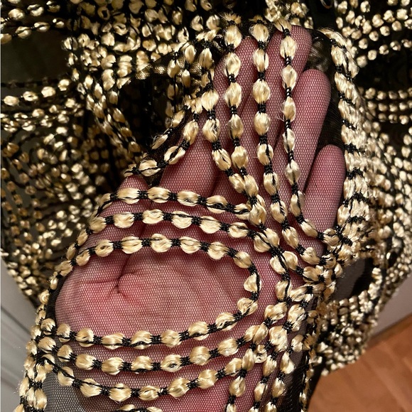 Chico’s Gold & Black Vintage Jacket - Picture 4 of 11